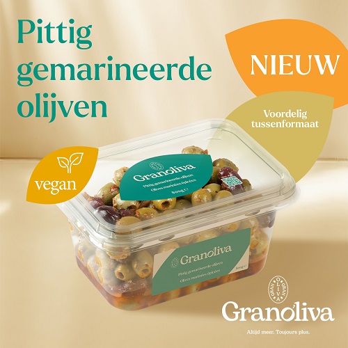 granoliva pittig gemarineerde olijven